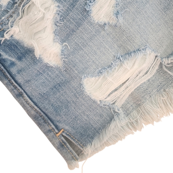 Abercrombie & Fitch Womens Distressed Beaded Pocket Short Shorts Size 2/26. - Picture 6 of 12